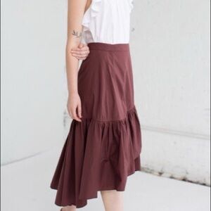 Ulla Johnson Camilla Ruffle wrap skirt